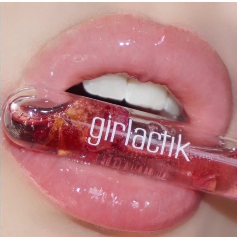 GIRLACTIK Rose Oil Petal Lip Gloss in “La Rose”